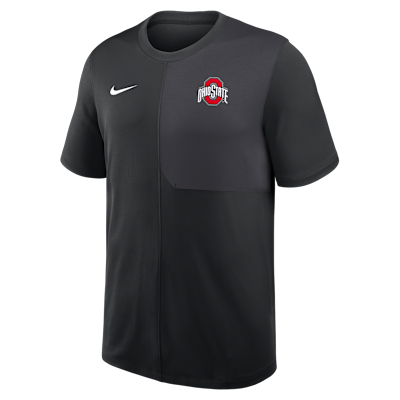 Ohio State Sideline Coach Men's Nike Dri-FIT College Top
